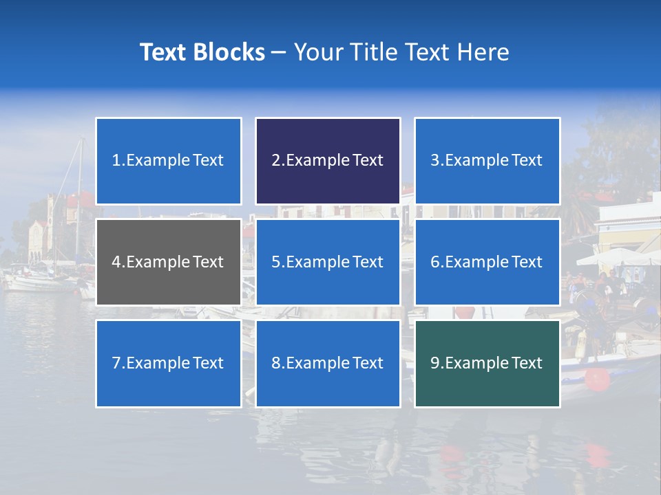 Greek Town Greece PowerPoint Template