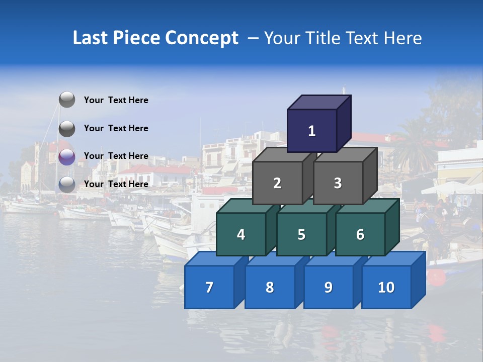 Greek Town Greece PowerPoint Template