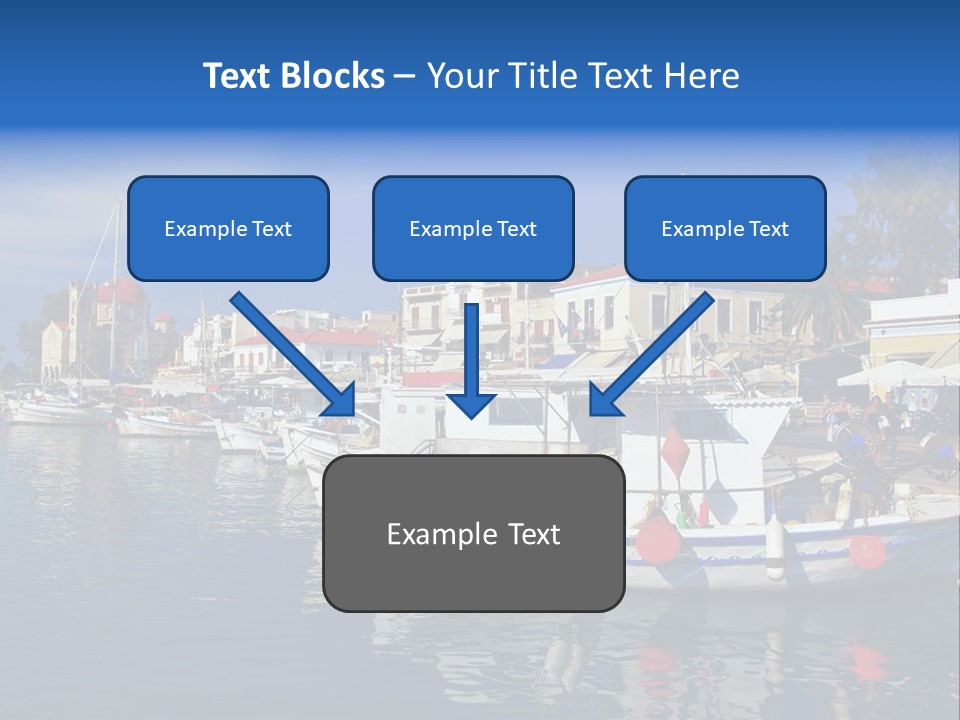 Greek Town Greece PowerPoint Template