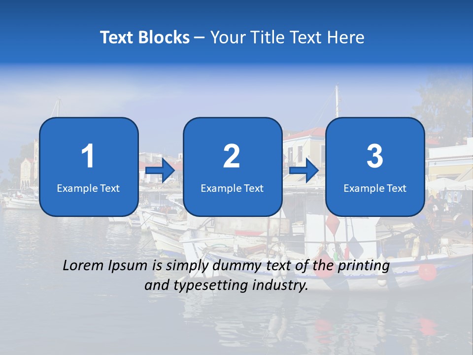 Greek Town Greece PowerPoint Template