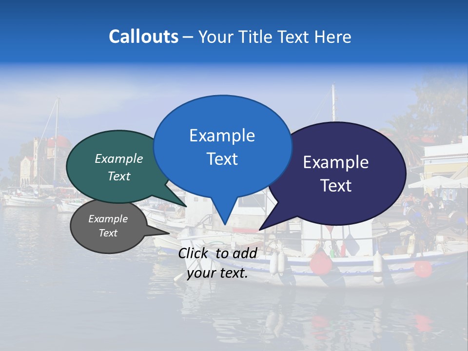 Greek Town Greece PowerPoint Template