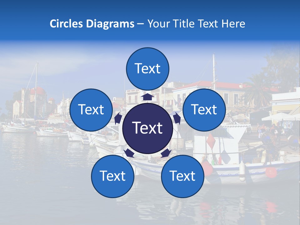 Greek Town Greece PowerPoint Template