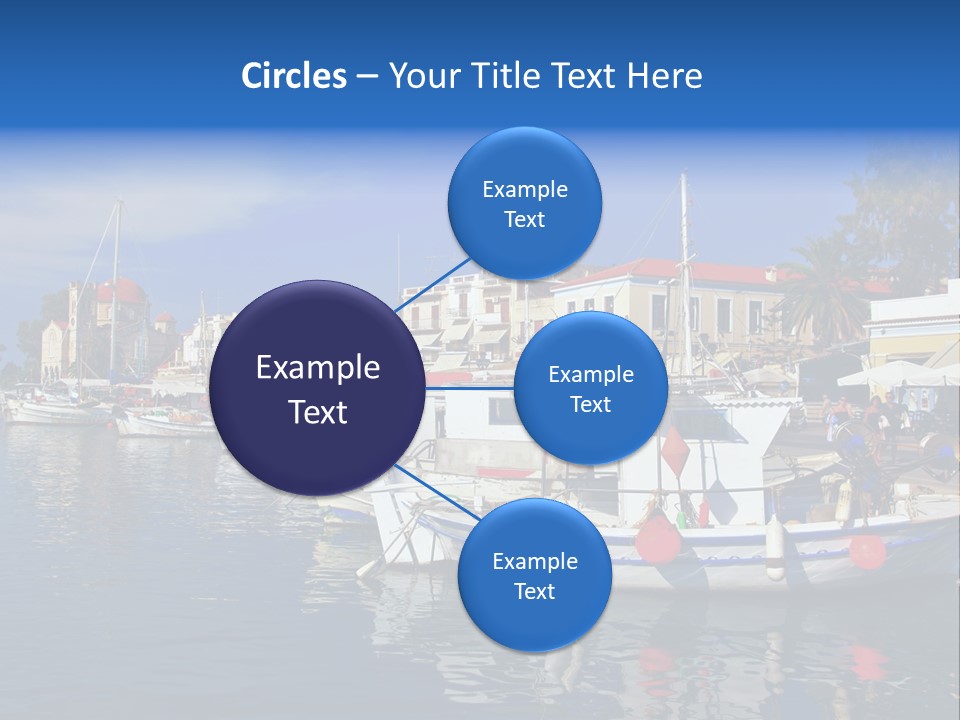 Greek Town Greece PowerPoint Template