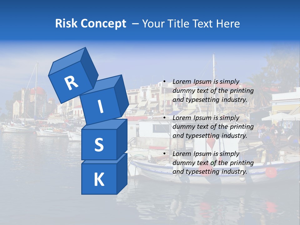 Greek Town Greece PowerPoint Template