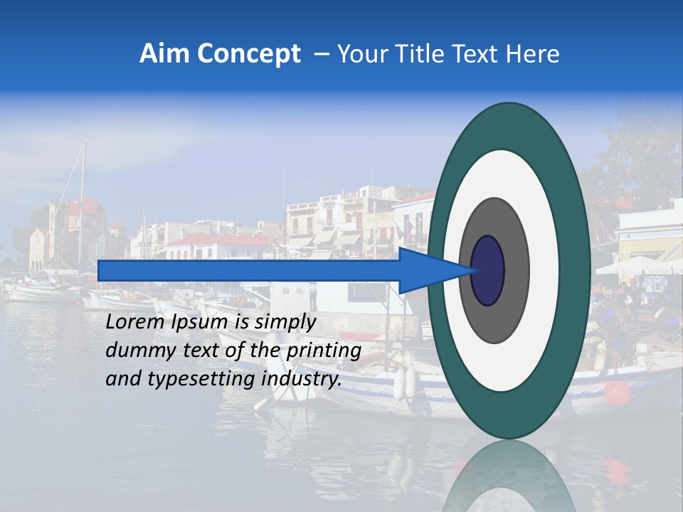 Greek Town Greece PowerPoint Template