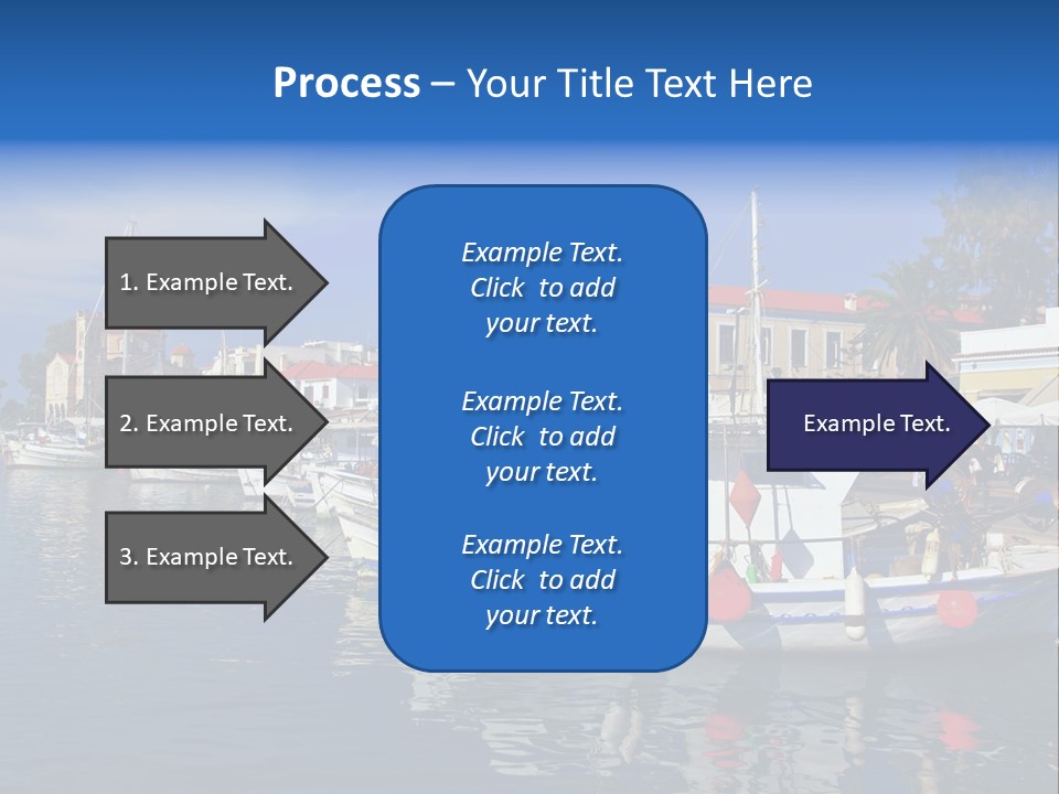 Greek Town Greece PowerPoint Template