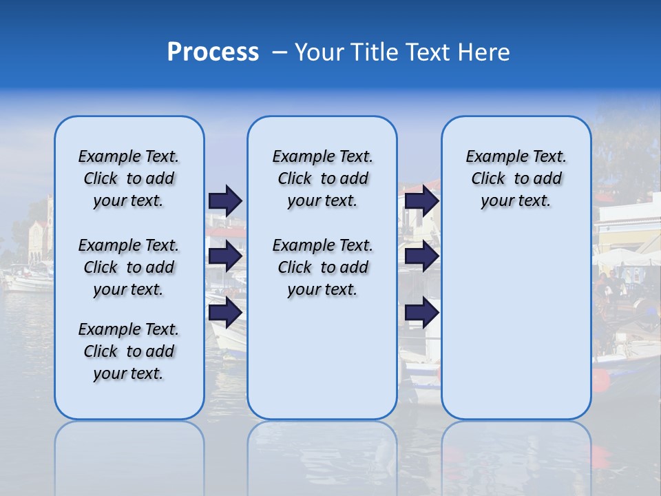 Greek Town Greece PowerPoint Template
