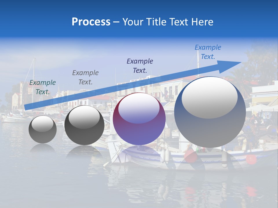 Greek Town Greece PowerPoint Template