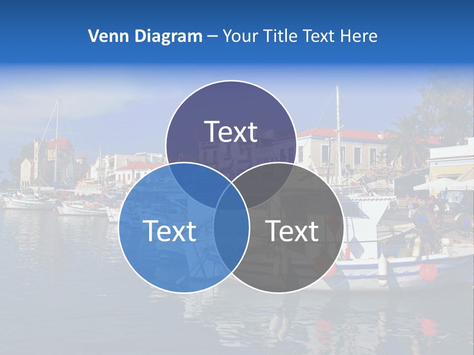 Greek Town Greece PowerPoint Template