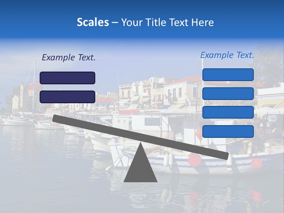 Greek Town Greece PowerPoint Template