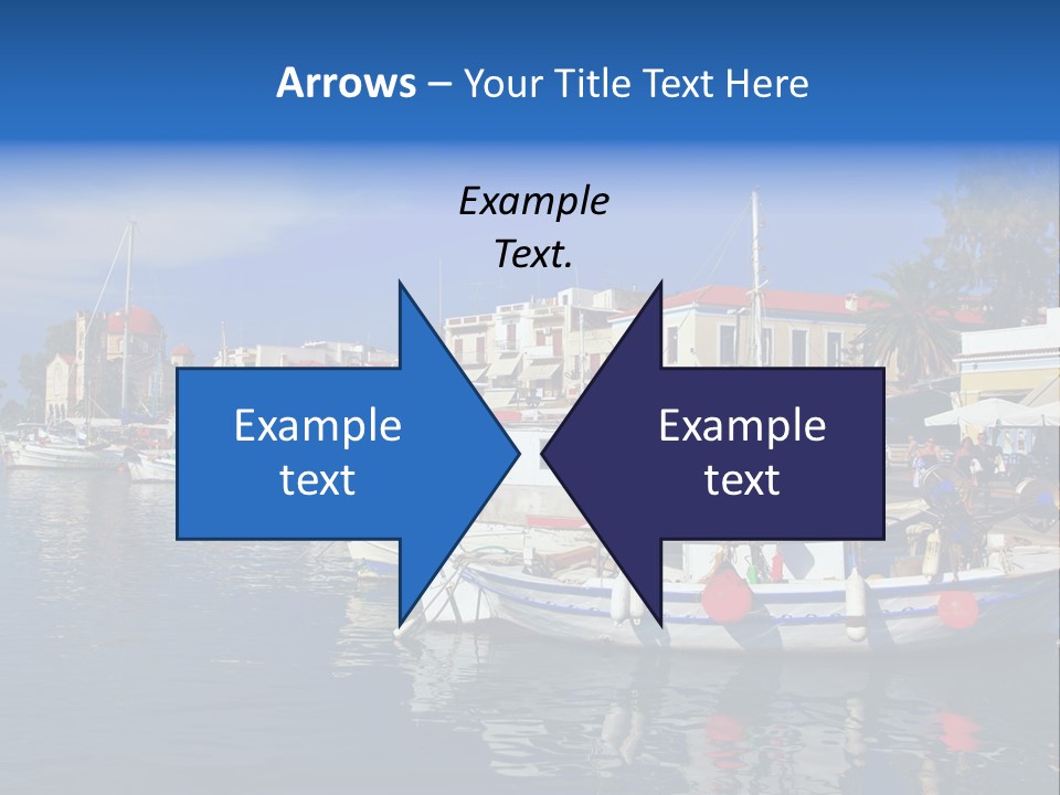 Greek Town Greece PowerPoint Template