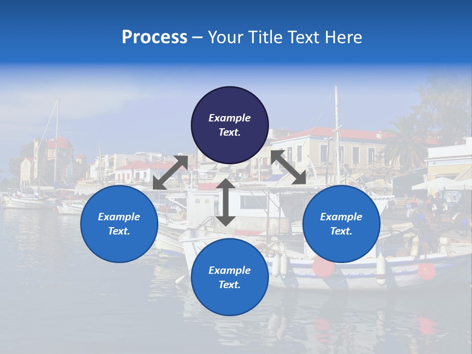 Greek Town Greece PowerPoint Template