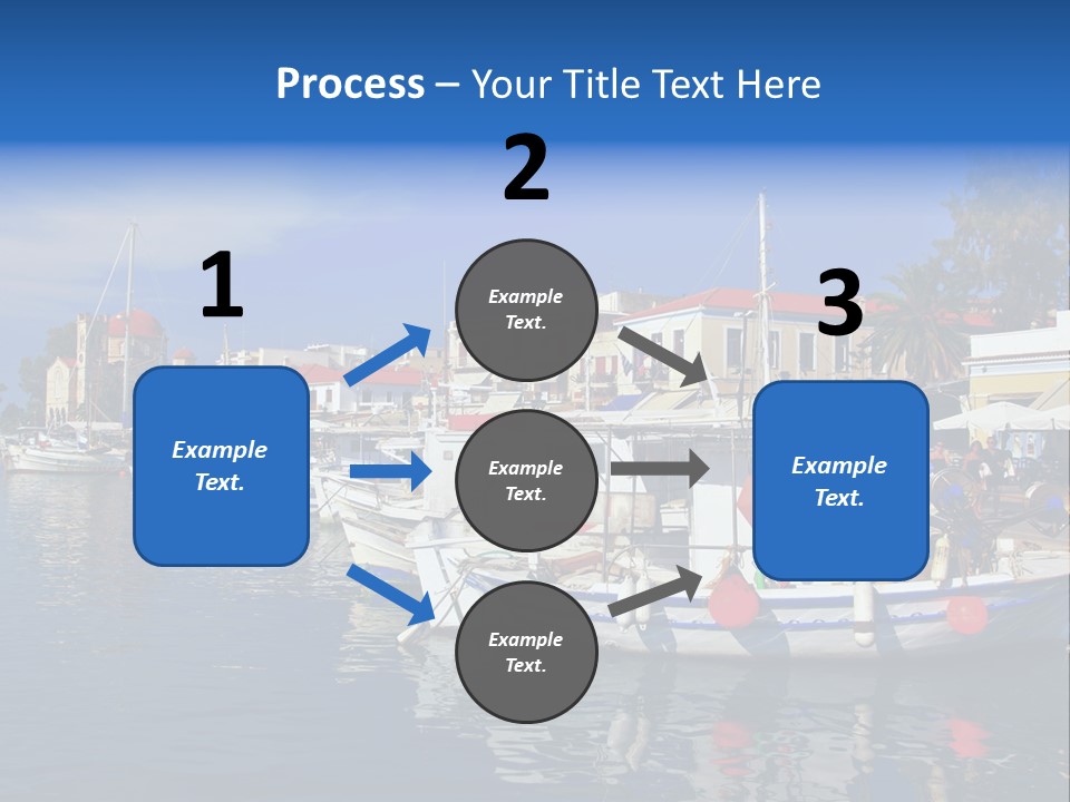 Greek Town Greece PowerPoint Template