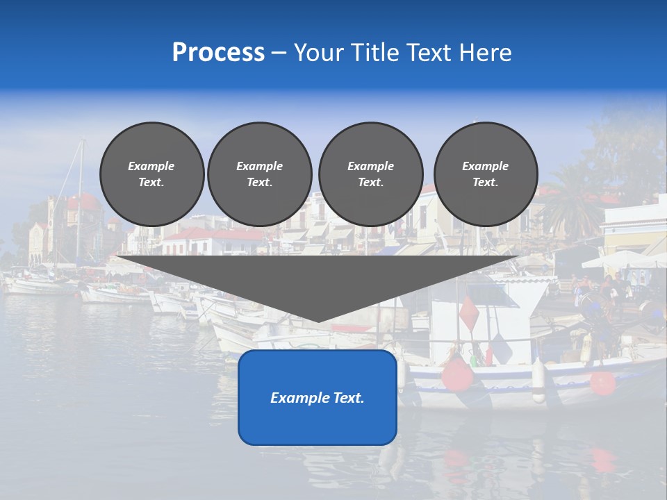 Greek Town Greece PowerPoint Template