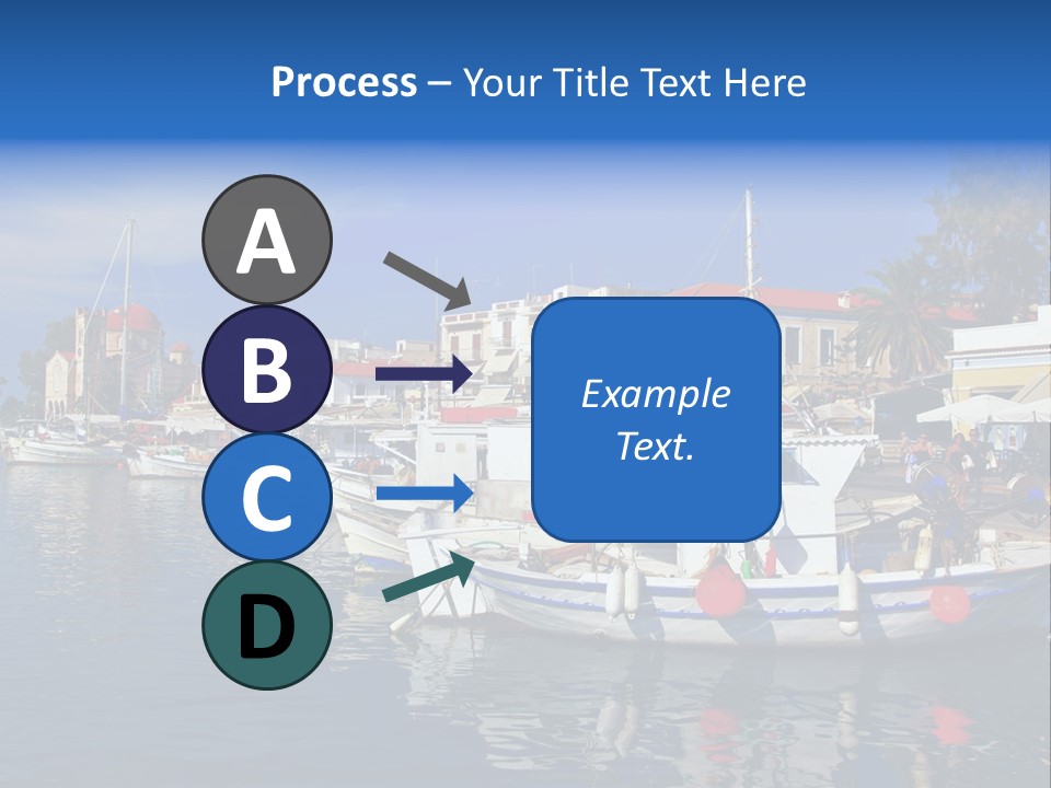 Greek Town Greece PowerPoint Template