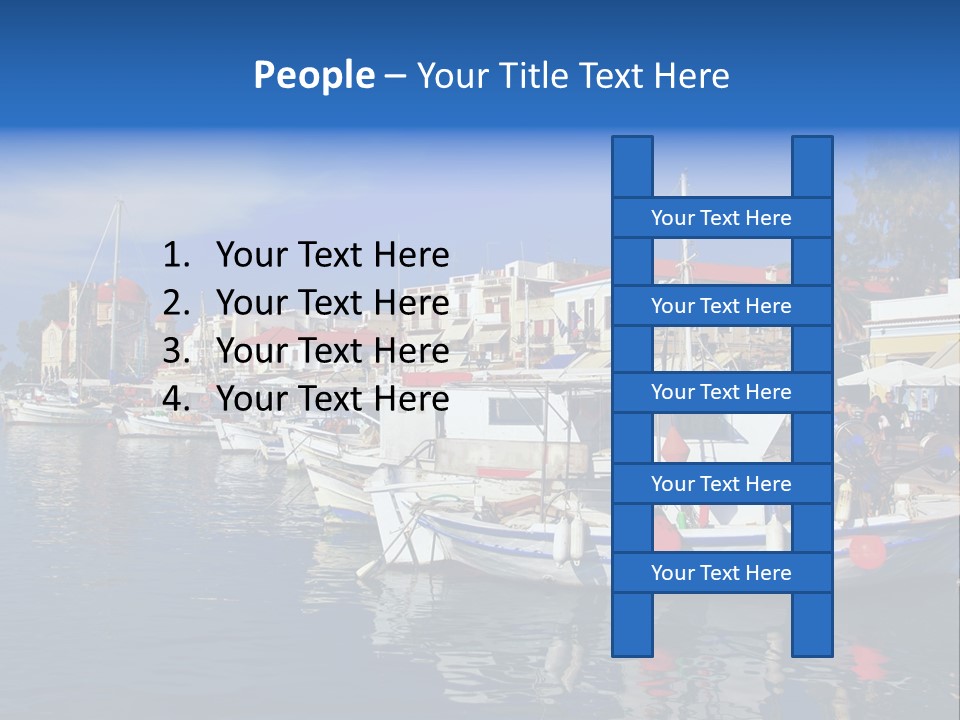 Greek Town Greece PowerPoint Template