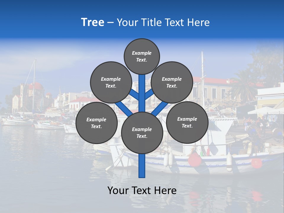 Greek Town Greece PowerPoint Template