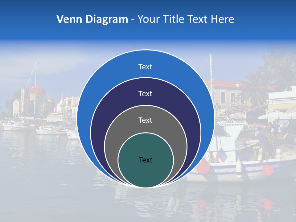 Greek Town Greece PowerPoint Template