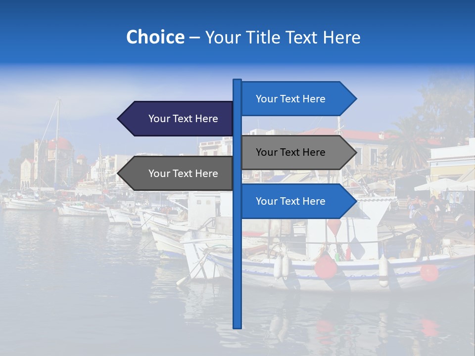 Greek Town Greece PowerPoint Template