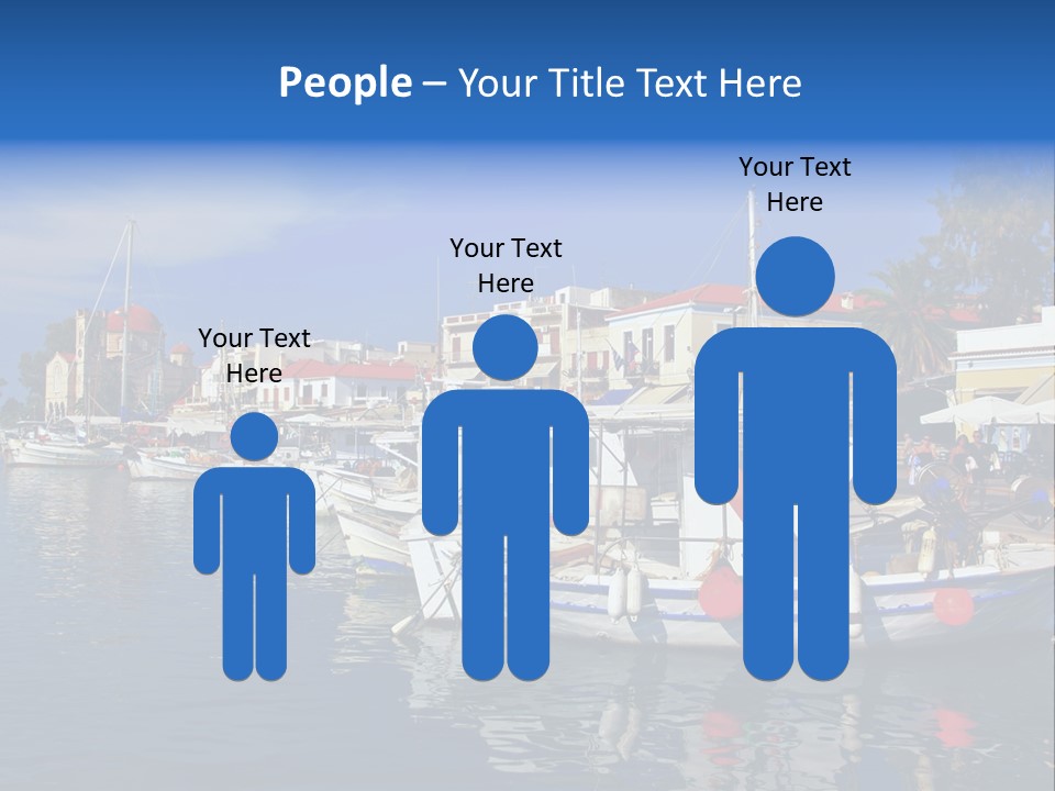 Greek Town Greece PowerPoint Template