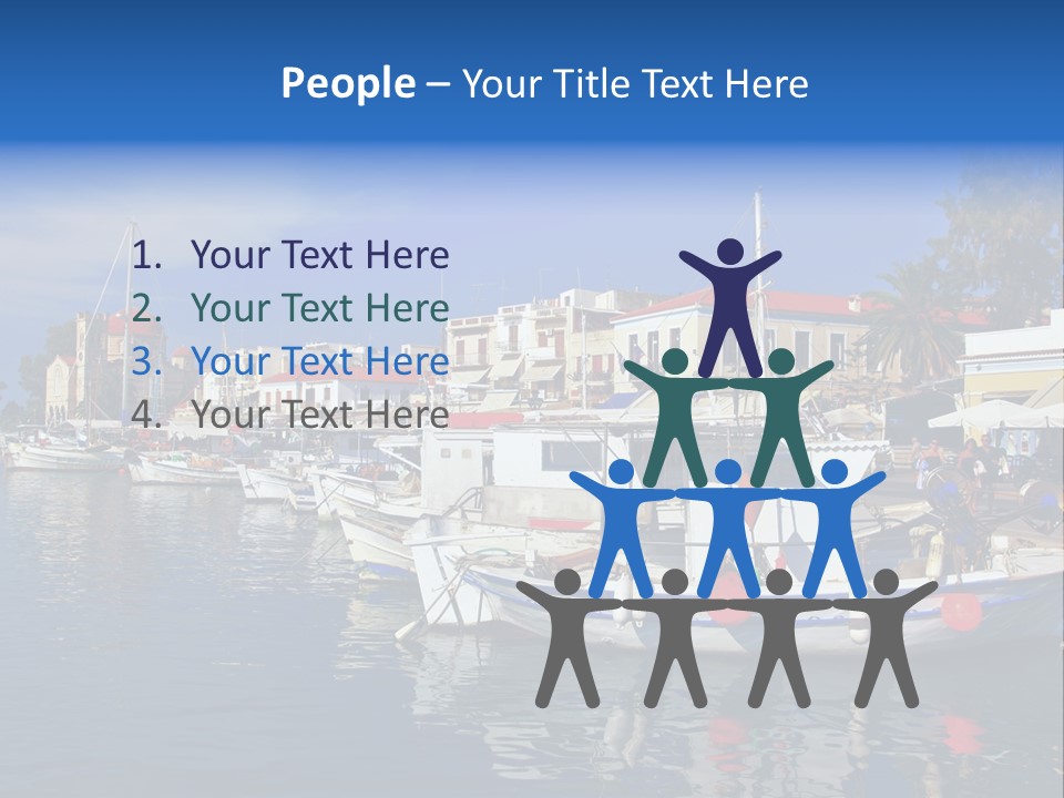 Greek Town Greece PowerPoint Template
