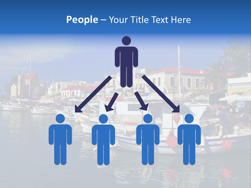 Greek Town Greece PowerPoint Template