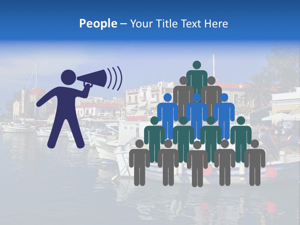 Greek Town Greece PowerPoint Template