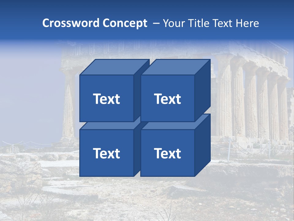 Vacation Past Landmark PowerPoint Template