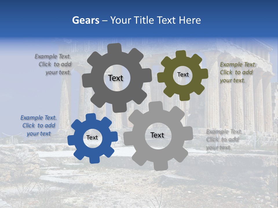 Vacation Past Landmark PowerPoint Template