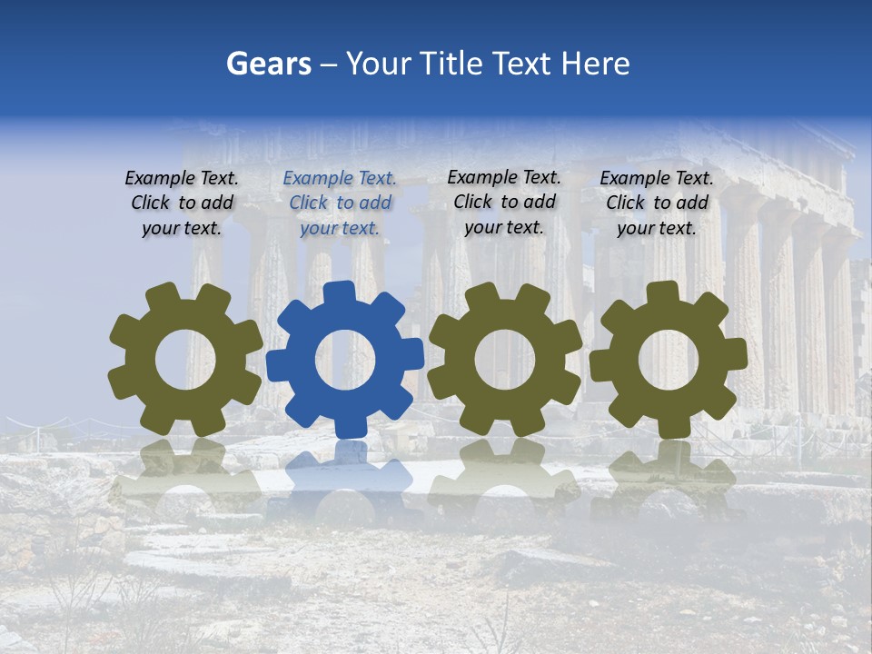 Vacation Past Landmark PowerPoint Template