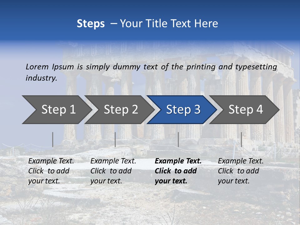 Vacation Past Landmark PowerPoint Template