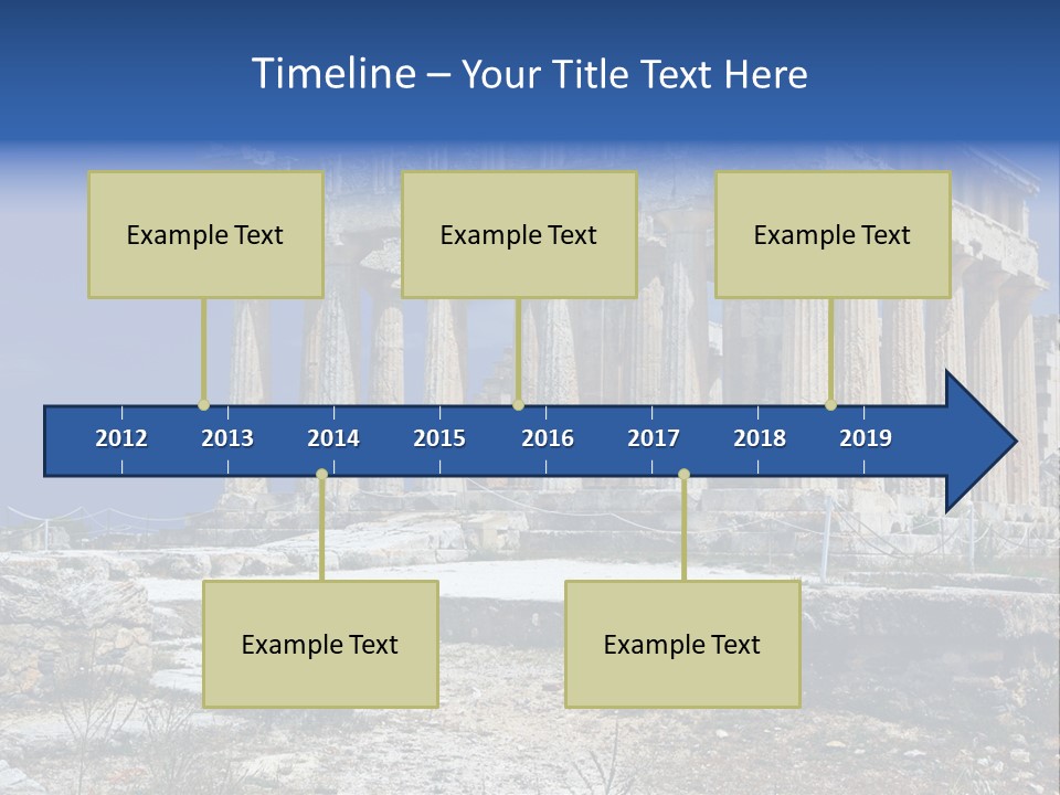 Vacation Past Landmark PowerPoint Template