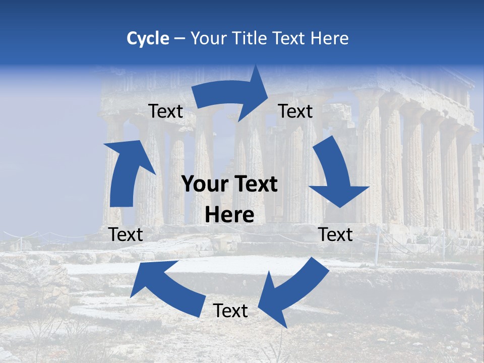 Vacation Past Landmark PowerPoint Template