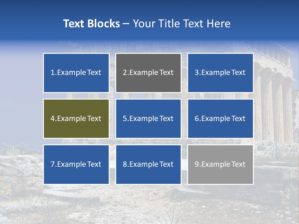Vacation Past Landmark PowerPoint Template