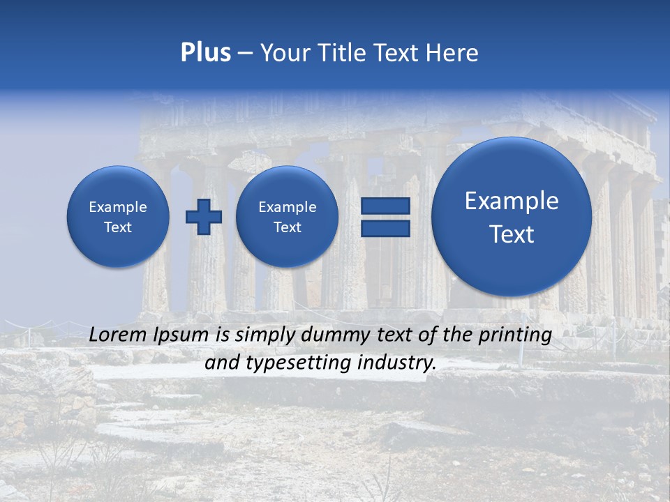 Vacation Past Landmark PowerPoint Template