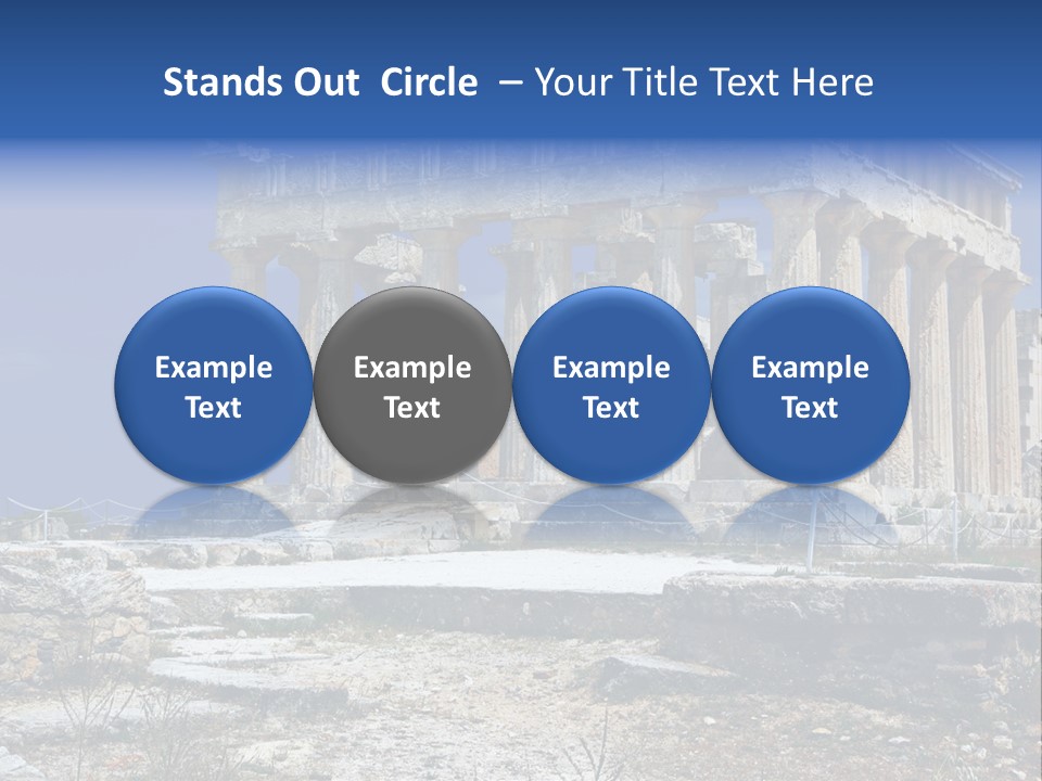 Vacation Past Landmark PowerPoint Template