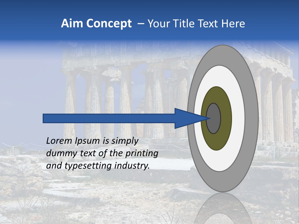 Vacation Past Landmark PowerPoint Template