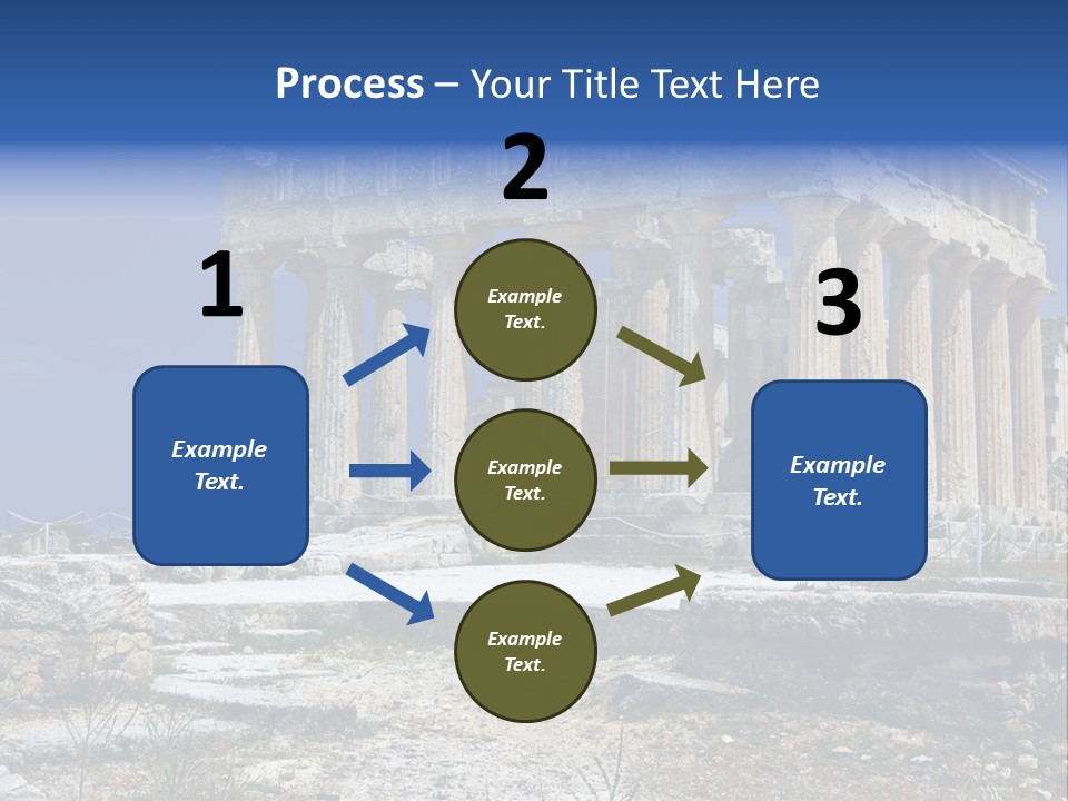 Vacation Past Landmark PowerPoint Template