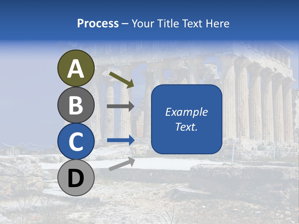 Vacation Past Landmark PowerPoint Template