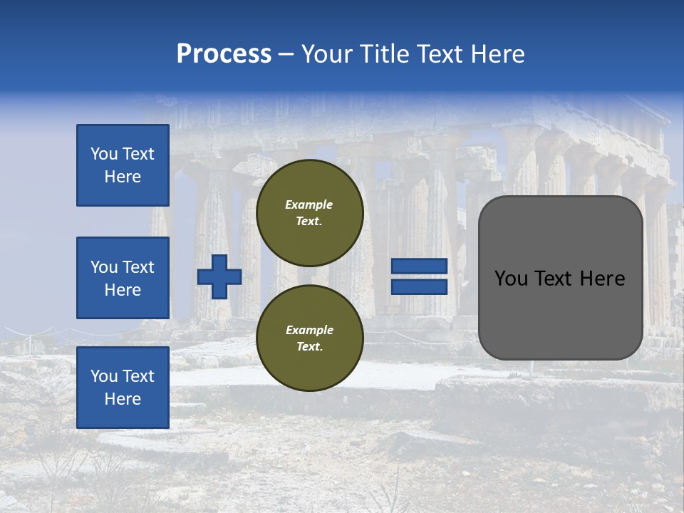 Vacation Past Landmark PowerPoint Template