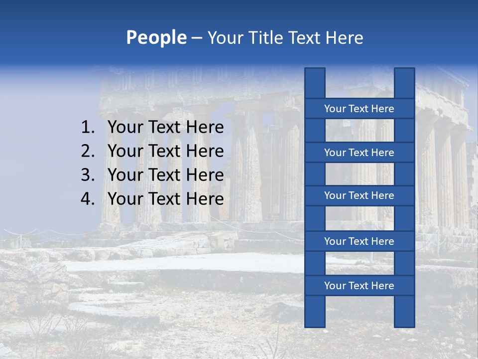 Vacation Past Landmark PowerPoint Template