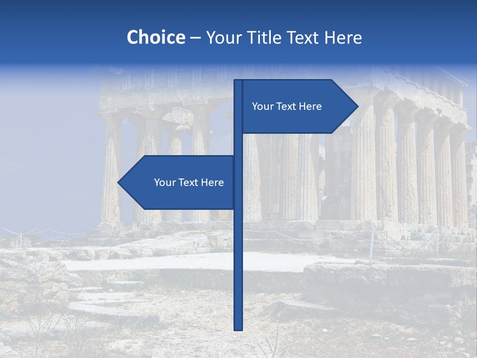 Vacation Past Landmark PowerPoint Template