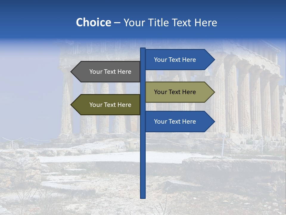 Vacation Past Landmark PowerPoint Template