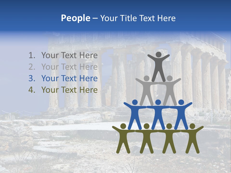 Vacation Past Landmark PowerPoint Template