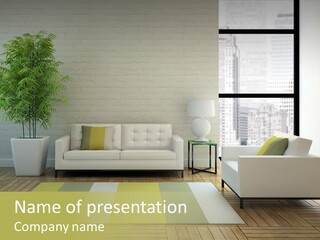 Reflection Plant Table PowerPoint Template