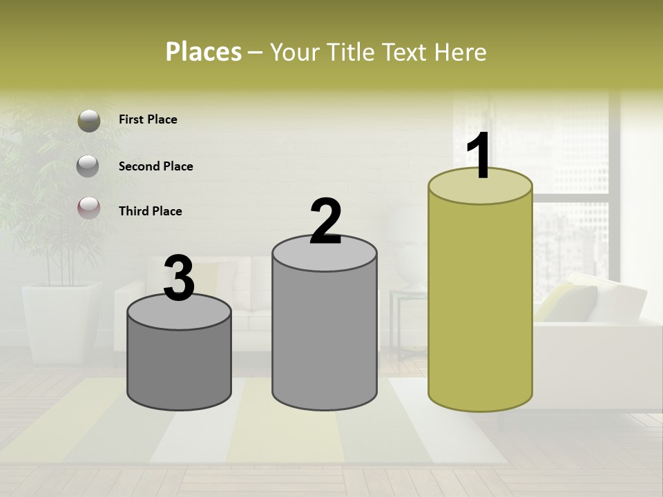 Reflection Plant Table PowerPoint Template