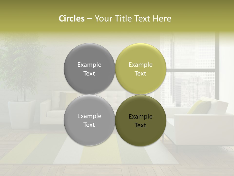 Reflection Plant Table PowerPoint Template