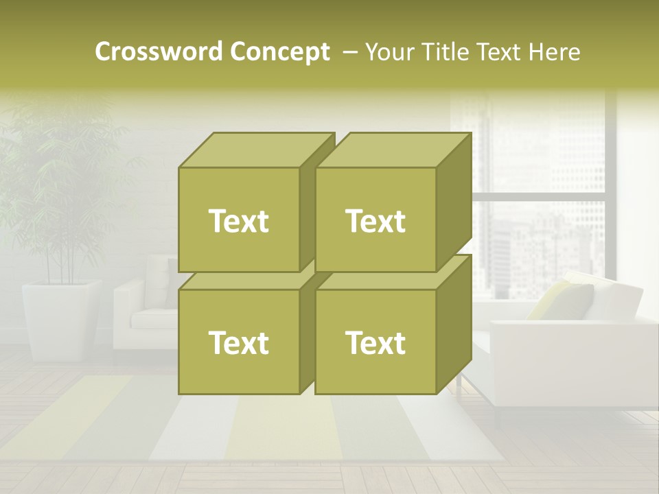 Reflection Plant Table PowerPoint Template