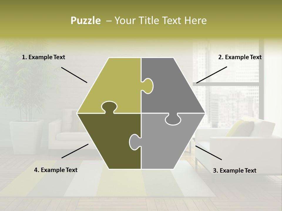 Reflection Plant Table PowerPoint Template