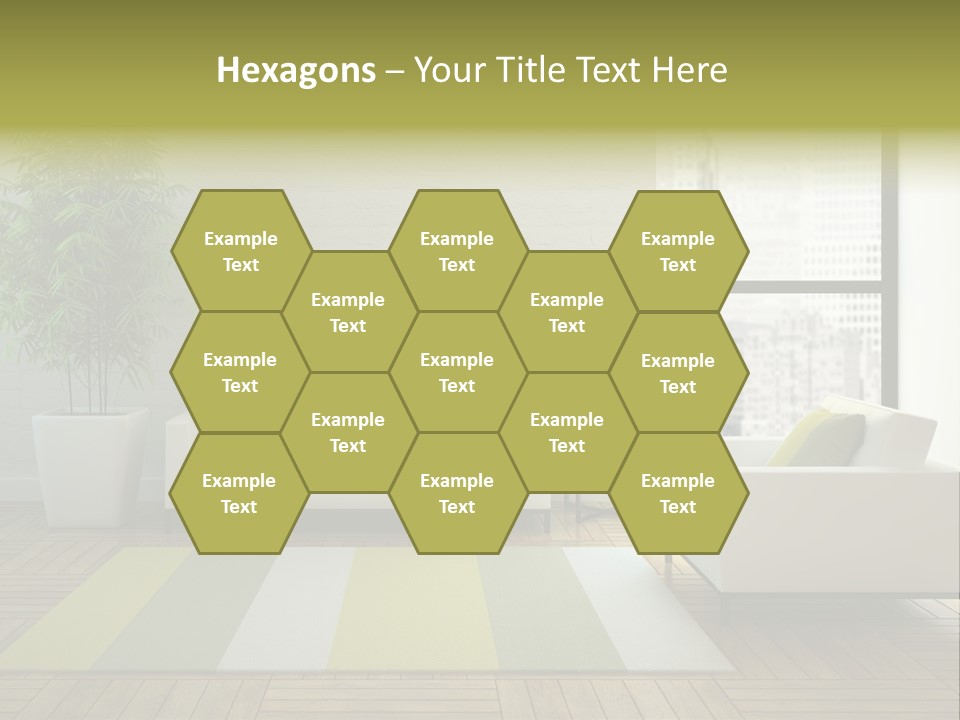 Reflection Plant Table PowerPoint Template